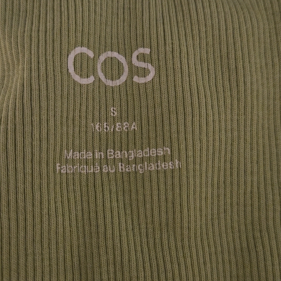 Cos Ribbed Tank Top Women's Size Small Color Light Green - Picture 7 of 7